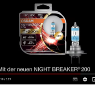 Osram led lemputės, xenon lemputės automobiliams video